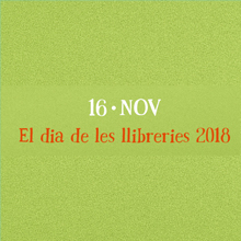 Día de las Librerías 2018. Cartel en catalán Día de las Librerías 2018. Cartel en catalán